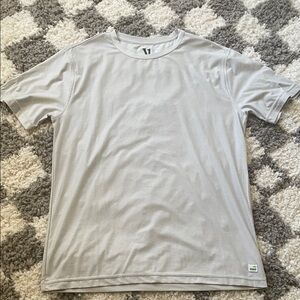 Vuori. Large. Short sleeve Ponto Performance. Salt Heather. Never worn.